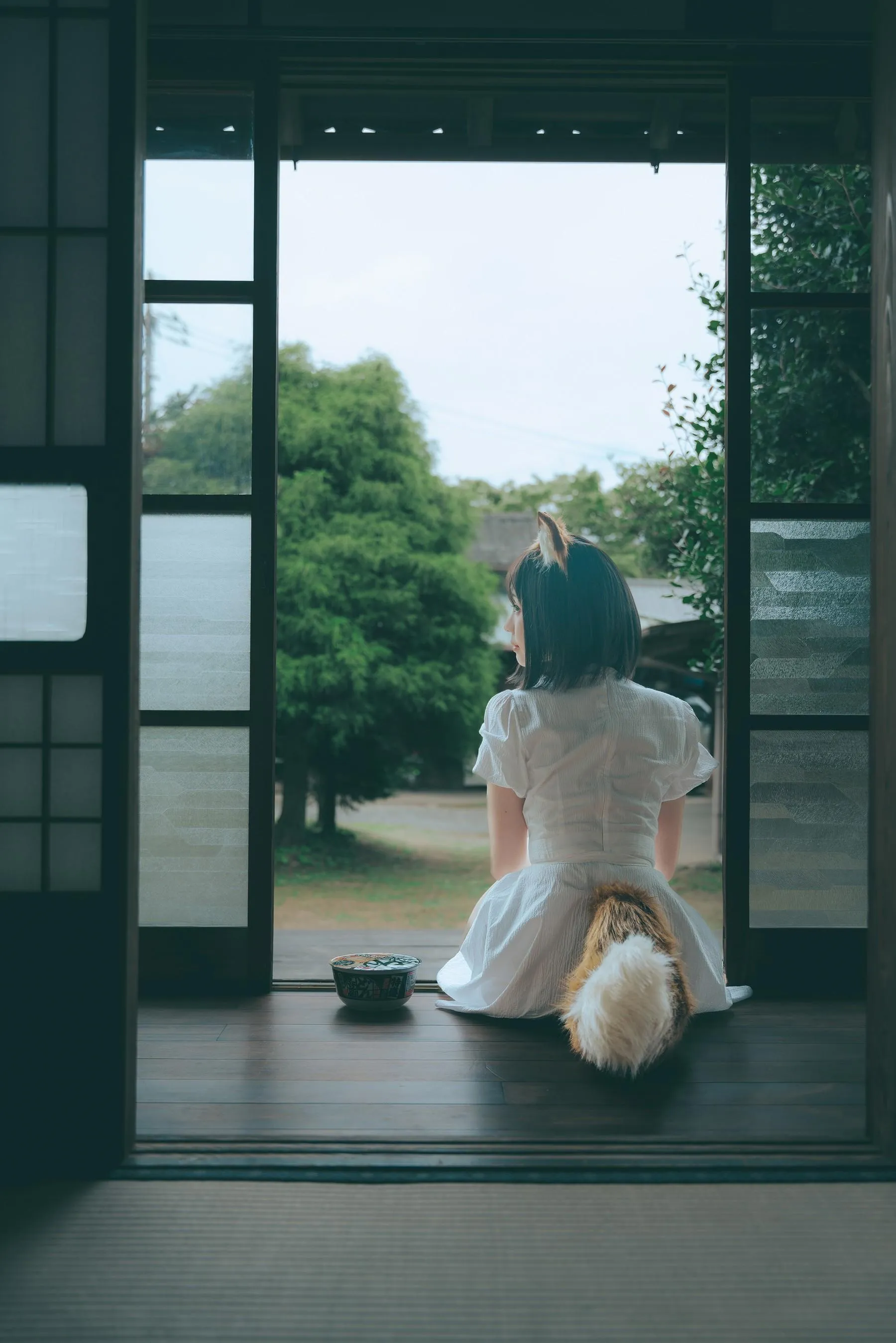 ElyEE子 – NO.114 2023.July B-Dongitsune ~White dress 白洋裝狐少女 [60P]插图5